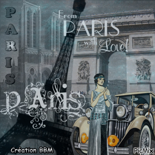 Paris par BBM - 免费动画 GIF