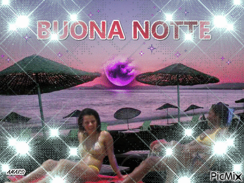 BUONA NOTTE - Gratis animeret GIF
