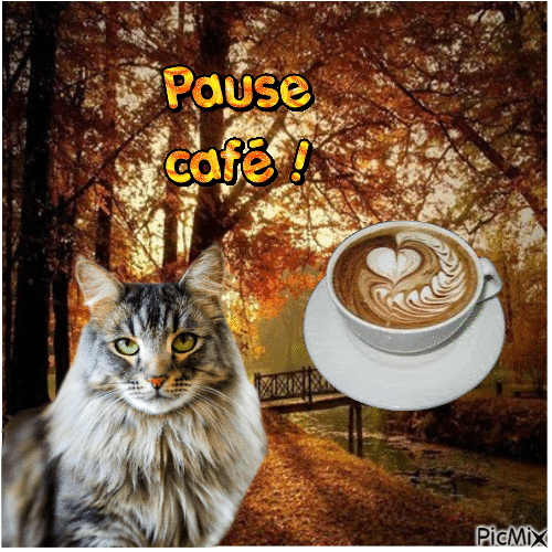 pause café - Бесплатный анимированный гифка