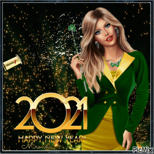 Happy New Year 2021 - Besplatni animirani GIF