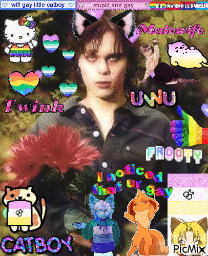 Ville Valo is a CATBOYYYY - Free animated GIF