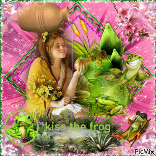 the frog - Darmowy animowany GIF