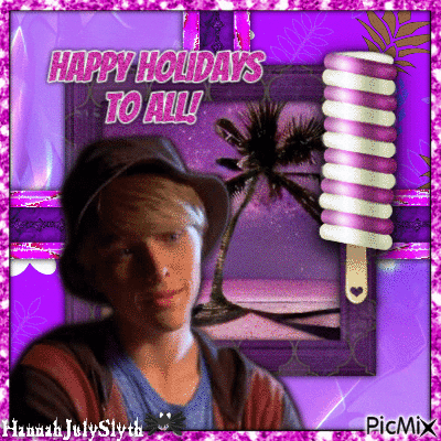 {♦}Sterling Knight wishes Happy Holidays to all{♦} - GIF animé gratuit