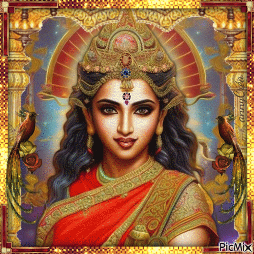 India Goddess - Zdarma animovaný GIF