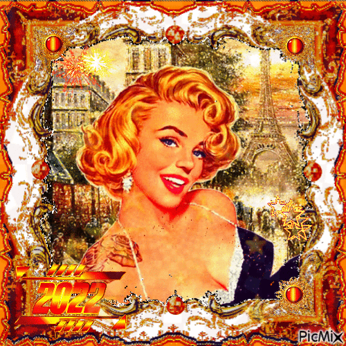 Marilyn vintage - Ilmainen animoitu GIF