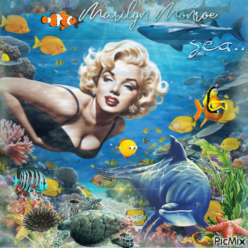 Un pez llamado Marilyn - Besplatni animirani GIF