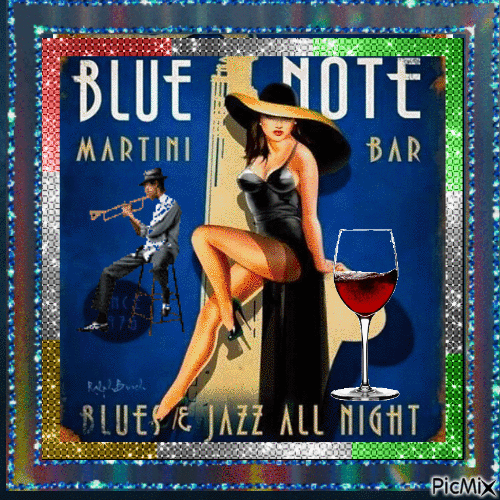 BLUE NOTE - Free animated GIF