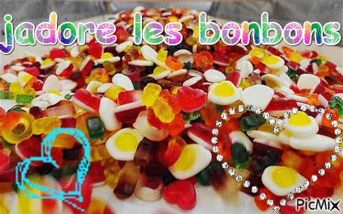 jadore les bonbons - Бесплатни анимирани ГИФ