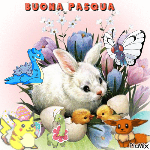 buòna pasqua - 無料のアニメーション GIF