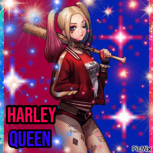 Harley Queen ~ 💙❤️ - Free animated GIF