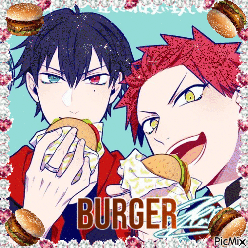 naughty busters burger - Bezmaksas animēts GIF