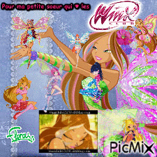 Les Winx, pour ma soeur - Δωρεάν κινούμενο GIF