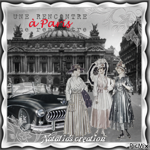 Paris en 1920-1930 - Noir et blanc