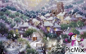 Bientôt l'hiver - Animovaný GIF zadarmo