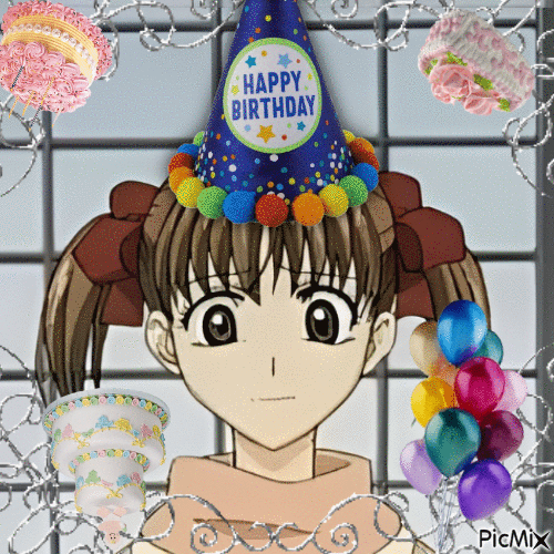 Yumi Fukuzawa birthday - Nemokamas animacinis gif