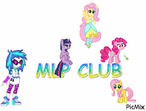 Mlp club - GIF animé gratuit