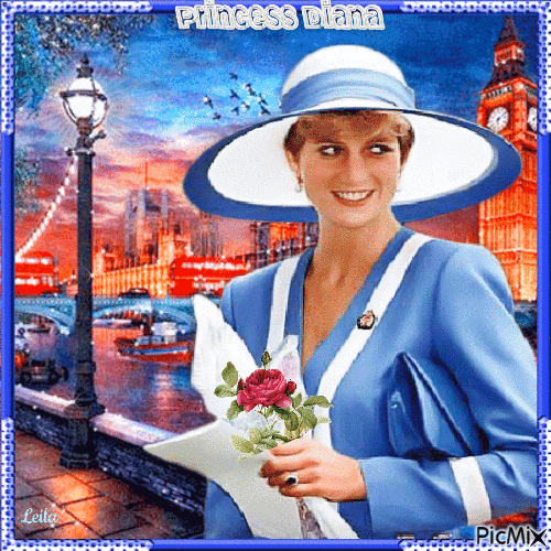 Princess Diana - GIF animé gratuit