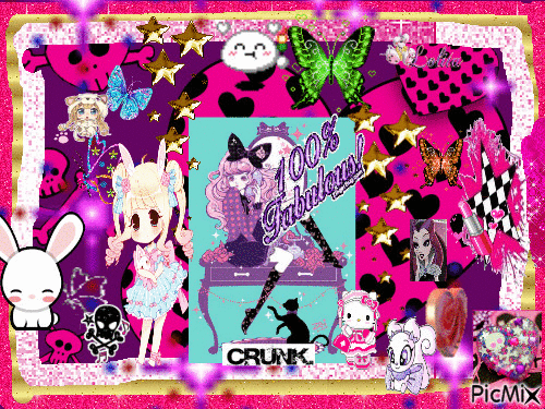 glitz glam lolita kawaii mix - Free animated GIF