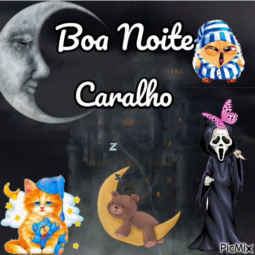 Boa Noite Caralho - Darmowy animowany GIF