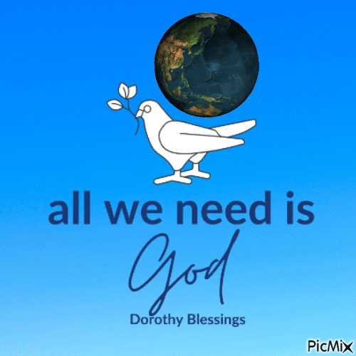 All you need is God #God - Animovaný GIF zadarmo