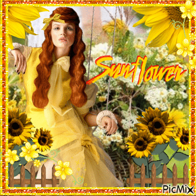 sunflower - GIF animé gratuit