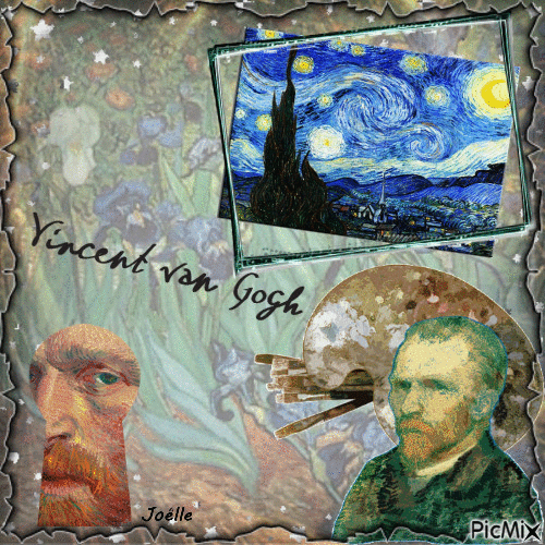 Van Gogh - Animovaný GIF zadarmo