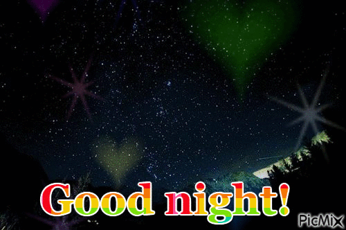 Good night! - Безплатен анимиран GIF