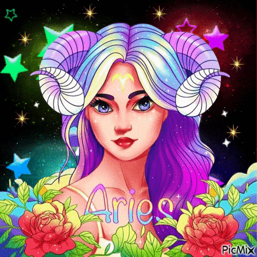 Aries - My Zodiac Sign - Bezmaksas animēts GIF