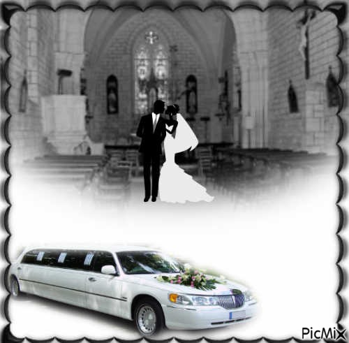 silhouettes mariage - ücretsiz png