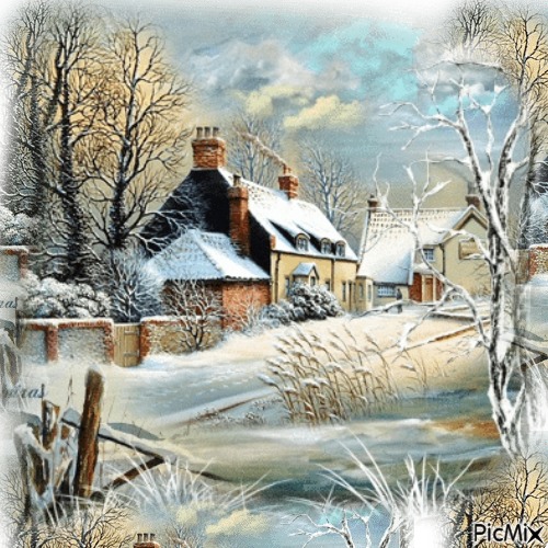 PAYSAGE D HIVER - Free PNG