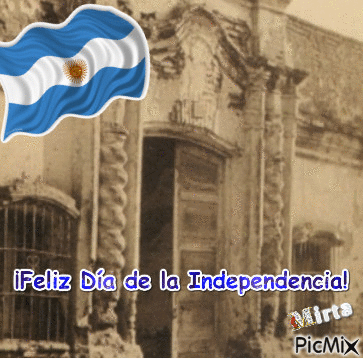 ¡Feliz Día de la Independencia! - Zdarma animovaný GIF