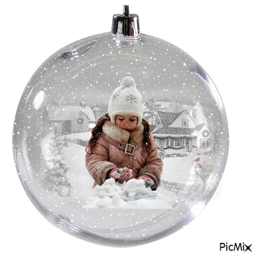 boule de neige - Ingyenes animált GIF