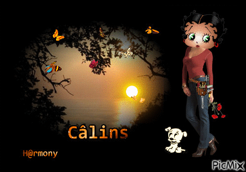 Câlins - Darmowy animowany GIF
