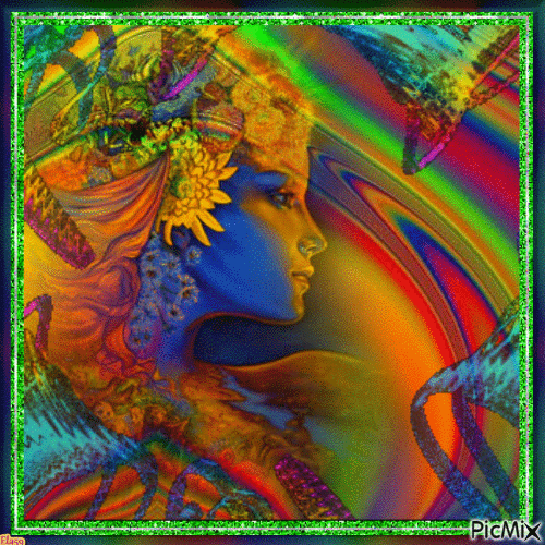 Color Woman - Δωρεάν κινούμενο GIF