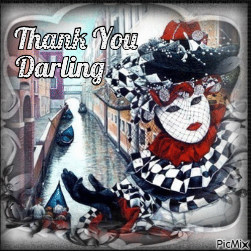 Thank you darling - 無料のアニメーション GIF