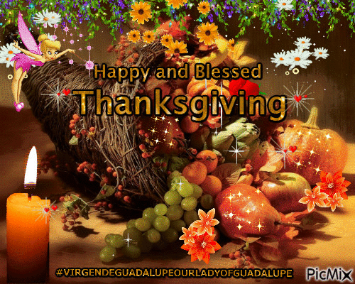 HAPPY THANKSGIVING - Free animated GIF