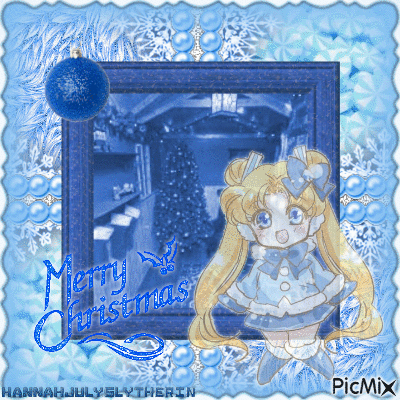 (♠)Merry Christmas with Sailor Moon(♠) - Bezmaksas animēts GIF