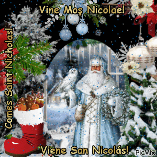 Viene San Nicolás!1 - GIF animado gratis