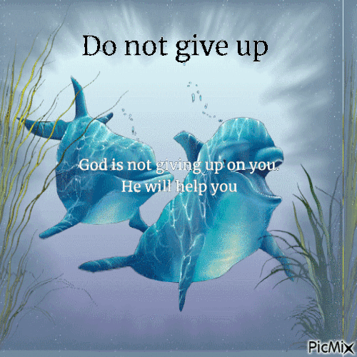 Do not give up - Bezmaksas animēts GIF