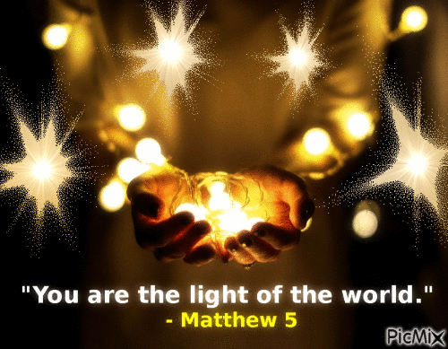 You are the Light of The World gif - Gratis animeret GIF
