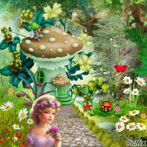Forest fairy tale. - GIF animado gratis