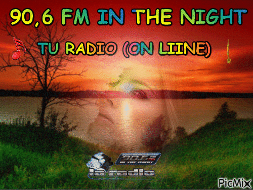 90.6 FM IN THE NIGHT - Ingyenes animált GIF