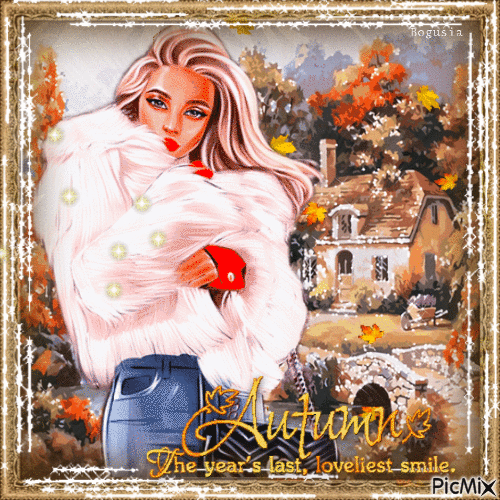 Golden Thoughts Of Autumn - Free animated GIF