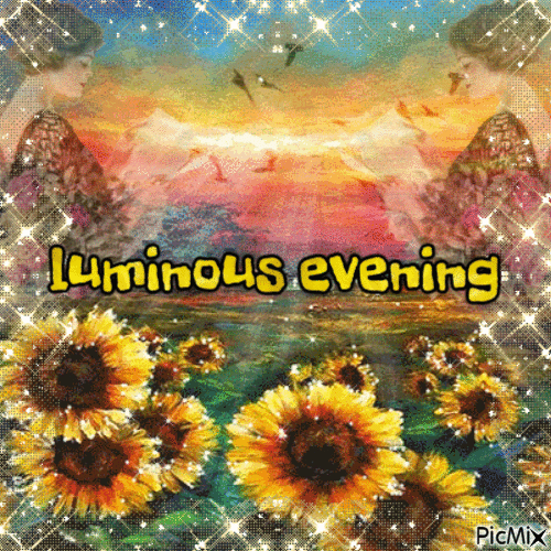 Luminous Evening - Безплатен анимиран GIF