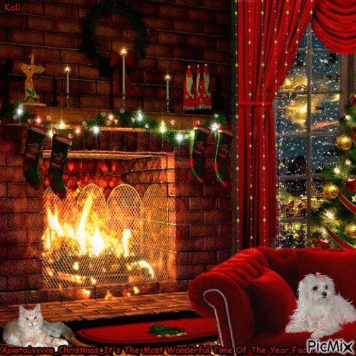 Fireplace christmas - PicMix