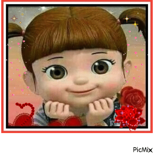 LITTLE GIRL FACE - Bezmaksas animēts GIF