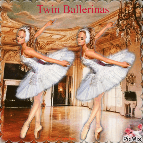 Concours : Jumelles ballerines - Δωρεάν κινούμενο GIF