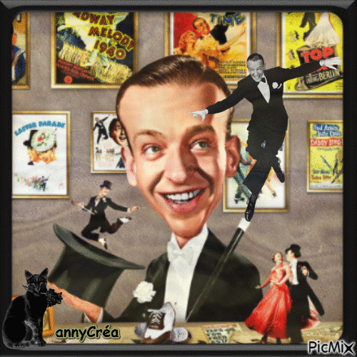 Fred Astaire - Бесплатный анимированный гифка