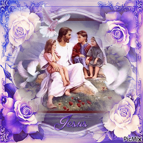 Jésus raconte aux enfants... - Ingyenes animált GIF