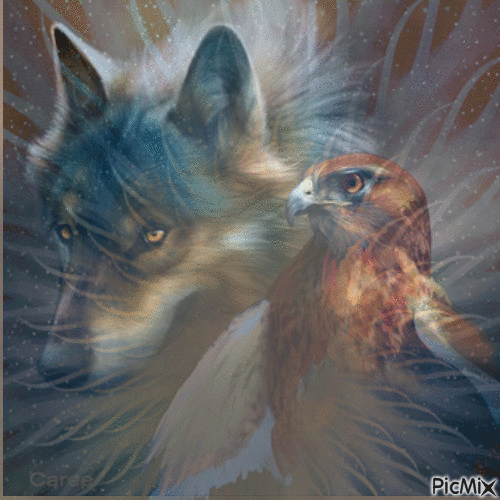 волк - Nemokamas animacinis gif